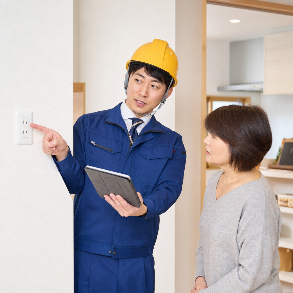現地確認とお見積りの説明